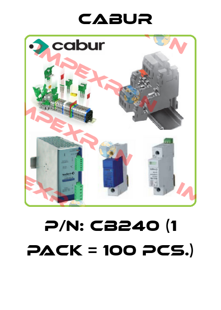 P/N: CB240 (1 Pack = 100 pcs.)  Cabur