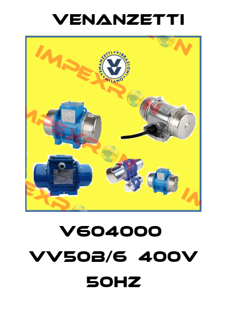 V604000  VV50B/6  400V 50HZ Venanzetti