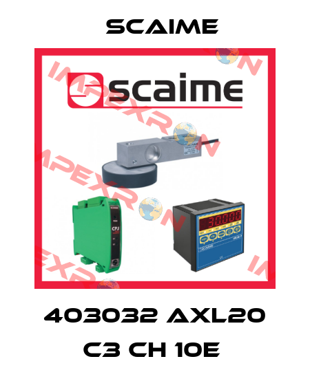 403032 AXL20 C3 CH 10e  Scaime
