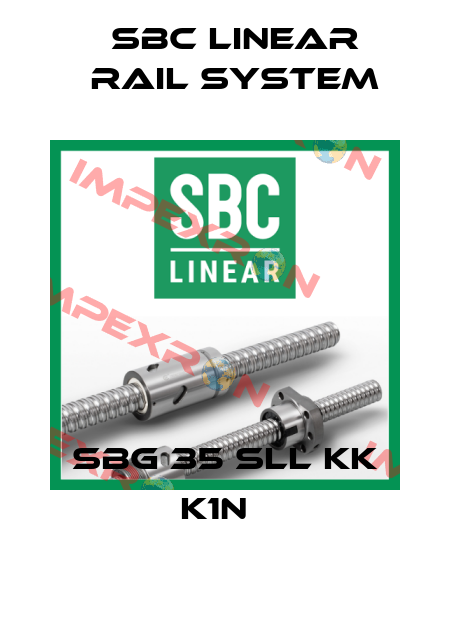SBG 35 SLL KK K1N   SBC Linear Rail System