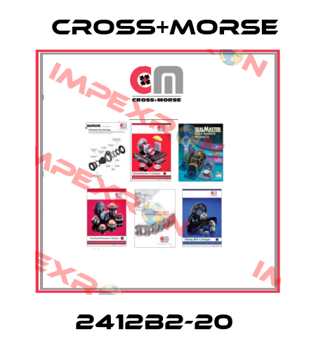 2412B2-20  Cross+Morse