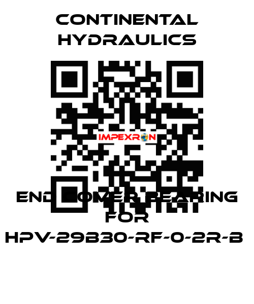end cover bearing for HPV-29B30-RF-0-2R-B  Continental Hydraulics