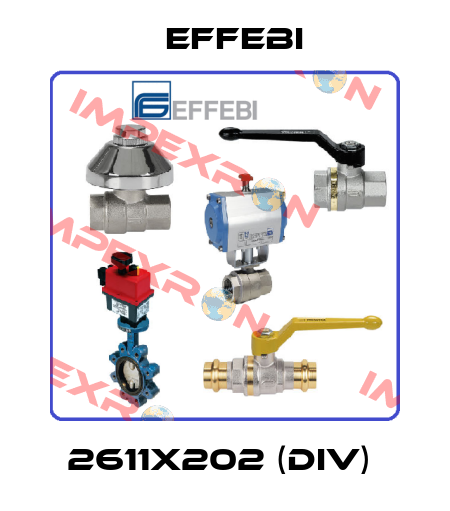 2611X202 (DIV)  Effebi