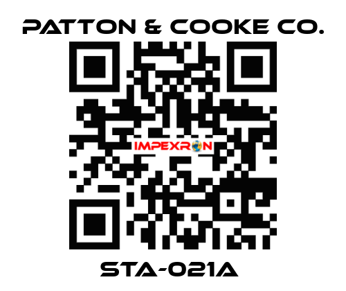 STA-021A  Patton & Cooke Co.