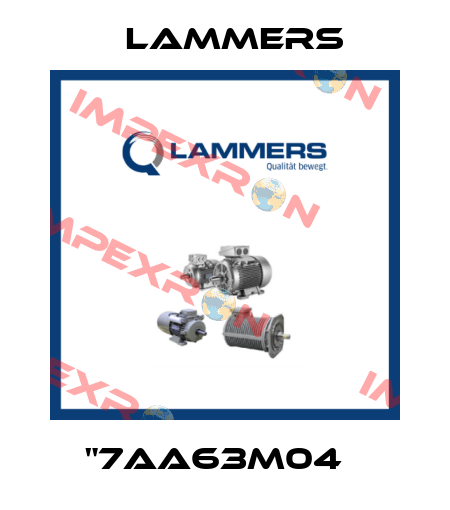 "7AA63M04   Lammers