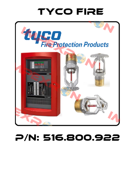 P/N: 516.800.922  Tyco Fire