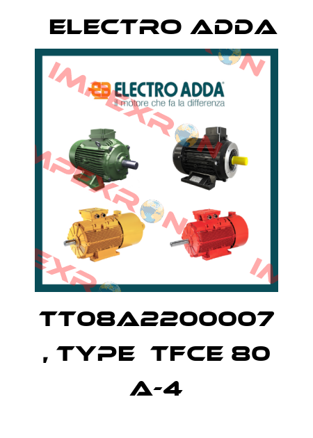 TT08A2200007 , type  TFCE 80 A-4 Electro Adda