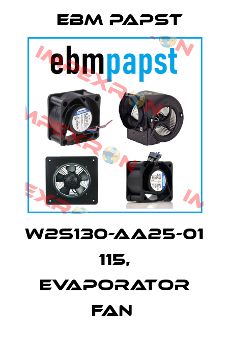 W2S130-AA25-01 115, Evaporator fan  EBM Papst