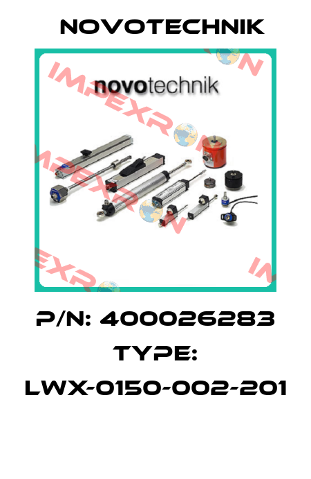 P/N: 400026283 Type: LWX-0150-002-201  Novotechnik