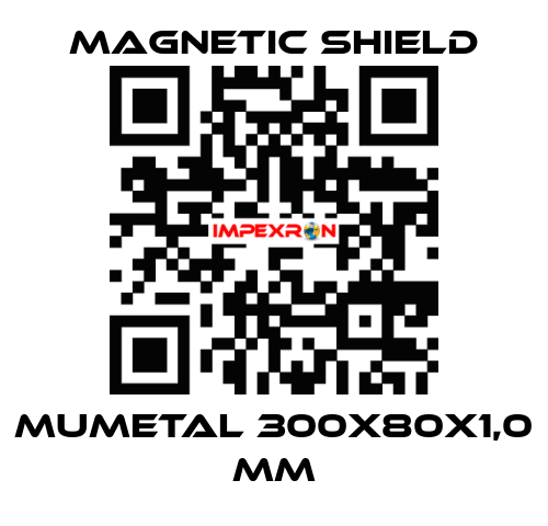 MuMETAL 300x80x1,0 mm Magnetic Shield