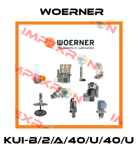KUI-B/2/A/40/U/40/U Woerner