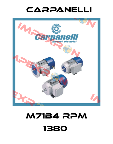 M71B4 RPM 1380  Carpanelli