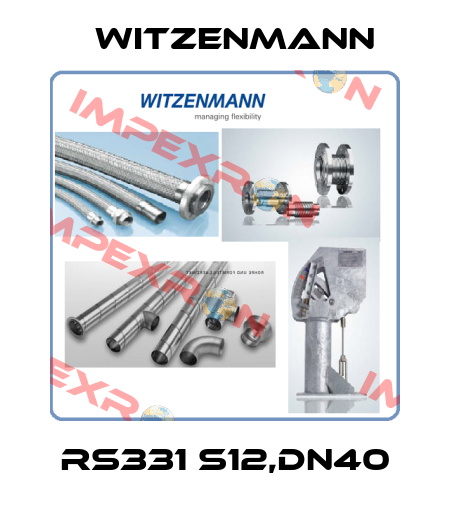 RS331 S12,DN40 Witzenmann