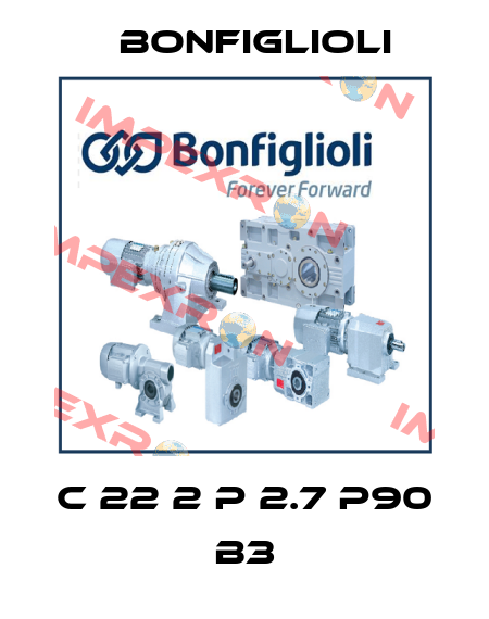 C 22 2 P 2.7 P90 B3 Bonfiglioli