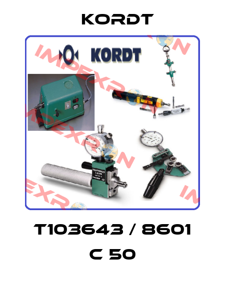 T103643 / 8601 C 50 Kordt