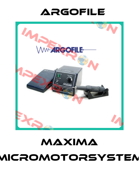 MAXIMA MICROMOTORSYSTEM  Argofile