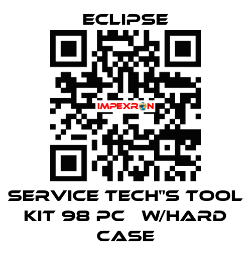 SERVICE TECH"S TOOL KIT 98 PC   w/HARD CASE Eclipse