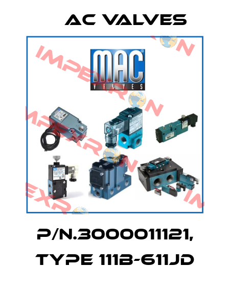 P/n.3000011121, Type 111B-611JD МAC Valves