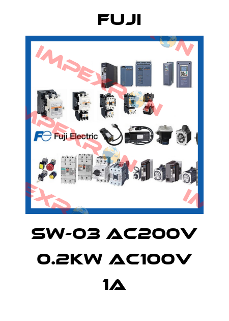 SW-03 AC200v 0.2kw AC100v 1a Fuji
