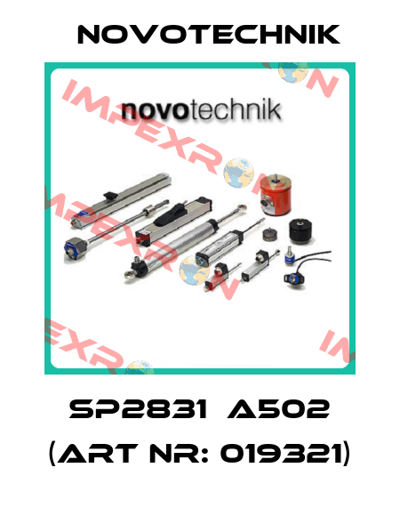 SP2831  A502 (Art Nr: 019321) Novotechnik