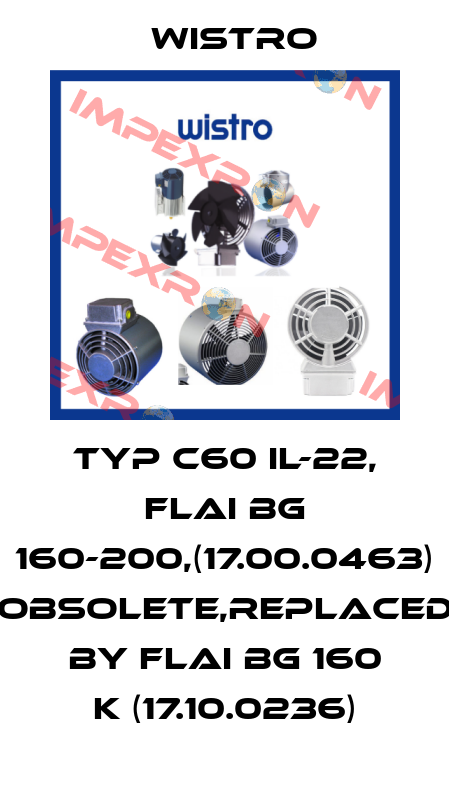 TYP C60 IL-22, FLAI BG 160-200,(17.00.0463) obsolete,replaced by FLAI BG 160 K (17.10.0236) Wistro