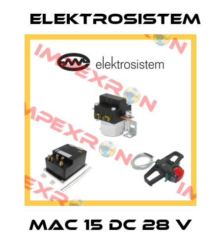 MAC 15 DC 28 V Elektrosistem