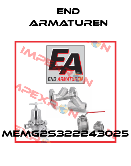 MEMG2S322243025 End Armaturen