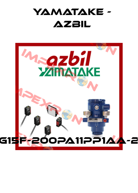 MGG15F-200PA11PP1AA-2X-K  Yamatake - Azbil