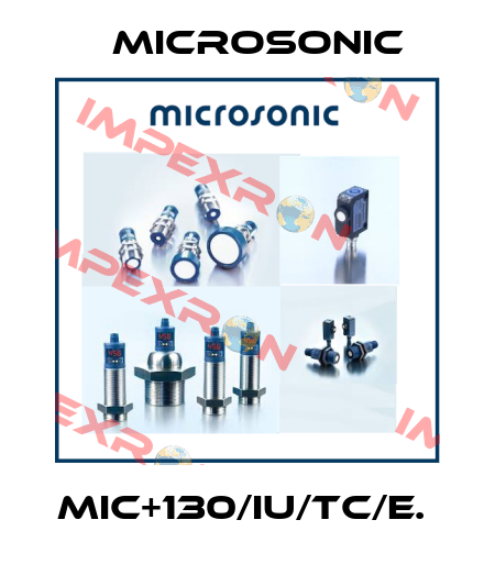 MIC+130/IU/TC/E.  Microsonic
