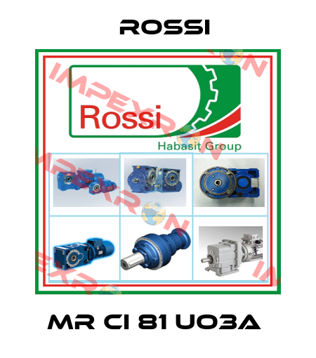 MR CI 81 UO3A  Rossi
