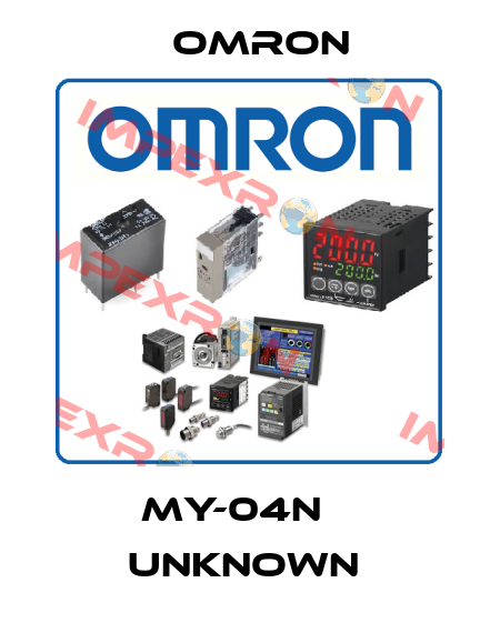 MY-04N    UNKNOWN  Omron