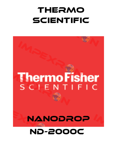 NANODROP ND-2000C  Thermo Scientific