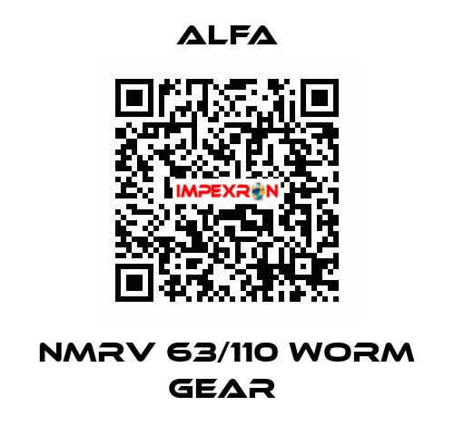 NMRV 63/110 WORM GEAR  ALFA