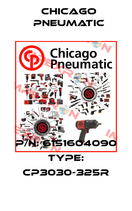 P/N: 6151604090 Type: CP3030-325R Chicago Pneumatic