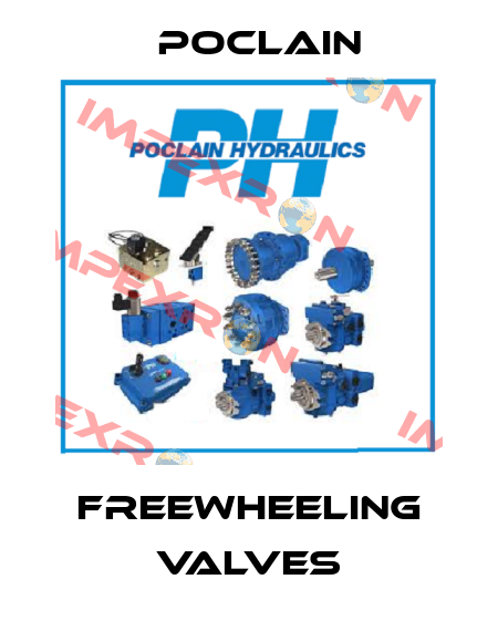 Freewheeling valves Poclain