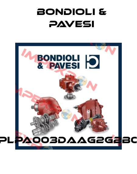 HPLPA003DAAG2G2B00 Bondioli & Pavesi