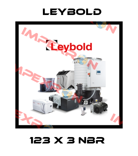 123 X 3 NBR  Leybold