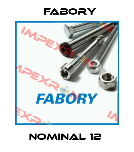 NOMINAL 12  Fabory