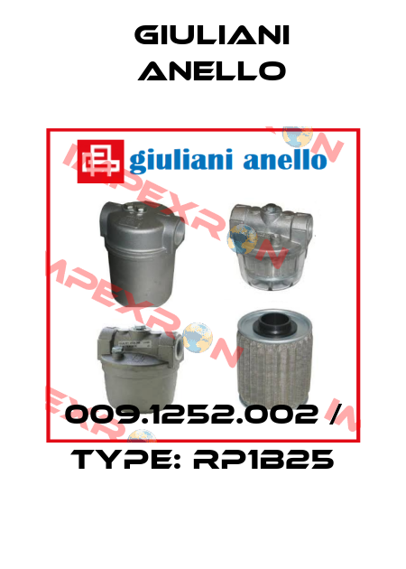 009.1252.002 / Type: RP1B25 Giuliani Anello
