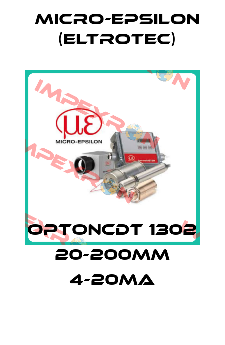 OPTONCDT 1302 20-200MM 4-20MA Micro-Epsilon (Eltrotec)