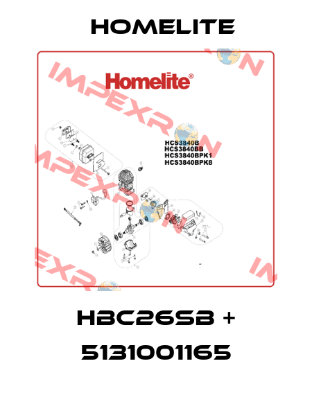 HBC26SB + 5131001165 Homelite