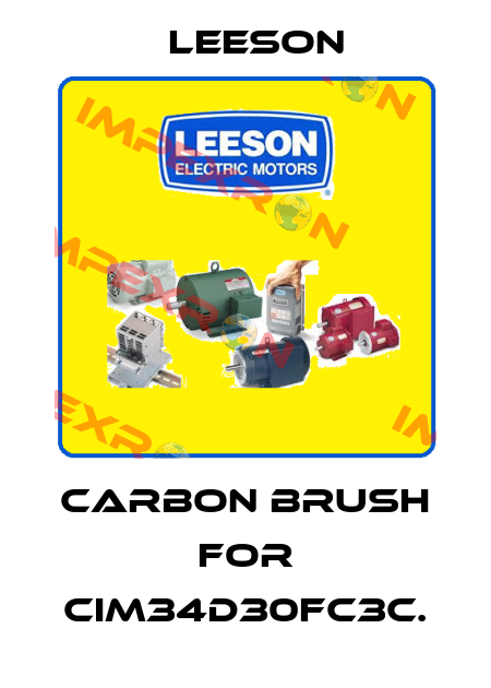 Carbon brush for CIM34D30FC3C. Leeson