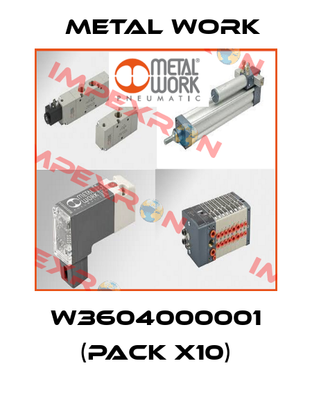 W3604000001 (pack x10) Metal Work