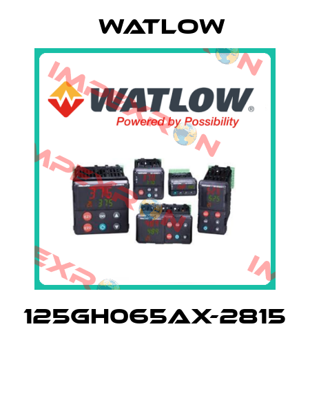 125GH065AX-2815  Watlow