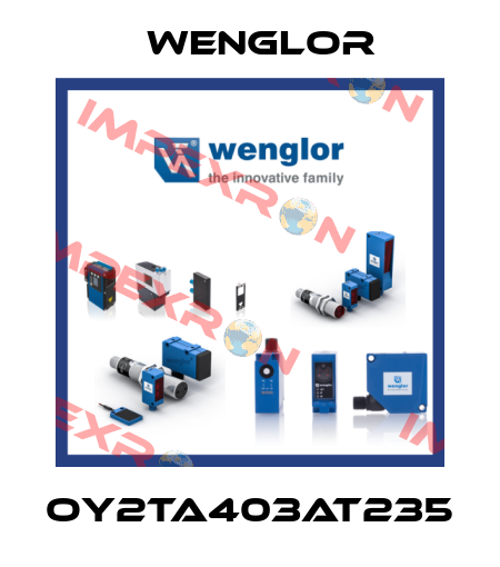OY2TA403AT235 Wenglor
