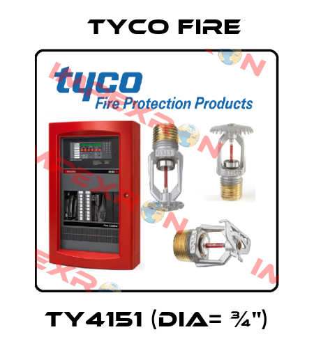 TY4151 (DIA= ¾") Tyco Fire