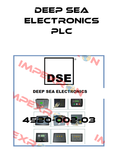 4520-002-03 DEEP SEA ELECTRONICS PLC