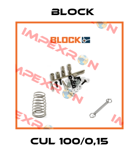 CUL 100/0,15 Block