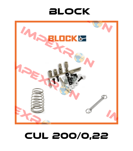 CUL 200/0,22 Block