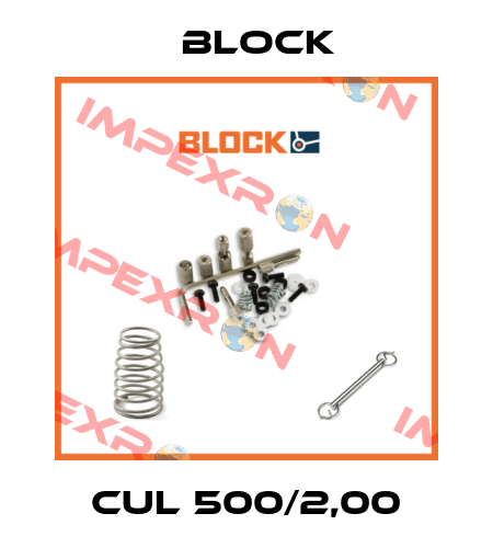 CUL 500/2,00 Block